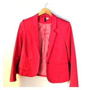 H&M hot pink blazer